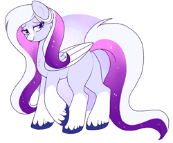 Size: 1259x1035 | Tagged: safe, artist:lulubell, oc, oc only, oc:andromeda, pegasus, pony, butt, female, plot, simple background, solo, white background