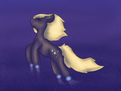 Size: 1280x960 | Tagged: safe, artist:lil_vampirecj, oc, oc only, earth pony, pony, magic, scene, solo, stars