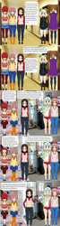 Size: 462x1728 | Tagged: safe, artist:jpop52, angel wings, vapor trail, oc, oc only, human, g4, clothes, comic, cosplay, costume, humanized, kisekae, non-mlp oc