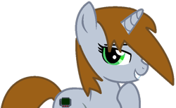 Size: 720x440 | Tagged: safe, artist:elementbases, artist:twilyisbestpone, oc, oc only, oc:littlepip, pony, unicorn, fallout equestria, base used, bedroom eyes, female, flirting, hoof on chest, looking at you, mare, simple background, smiling, solo, transparent background