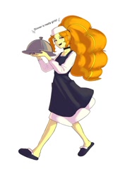 Size: 848x1199 | Tagged: safe, artist:amazingpuffhair, adagio dazzle, human, equestria girls, g4, chef's hat, commission, commissioner:iv's, disguise, disguised siren, hat
