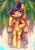 Size: 2480x3508 | Tagged: safe, artist:wavecipher, oc, oc only, oc:soundwave, earth pony, pony, beach chair, chair, drink, glasses, high res, jewelry, palm tree, pendant, sitting, solo, tree