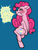 Size: 1500x2000 | Tagged: safe, artist:vodkamewtwoni, pinkie pie, earth pony, pony, g4, bladder bulge, blushing, desperation, dialogue, female, fetish, need to pee, omorashi, one leg raised, potty dance, potty emergency, potty time, simple background, solo, speech bubble, sweat, text