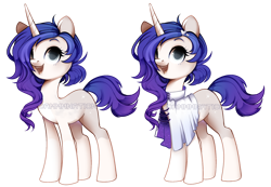 Size: 1074x744 | Tagged: safe, artist:dammmnation, oc, oc only, pony, unicorn, duo, eyelashes, female, horn, mare, simple background, smiling, transparent background, unicorn oc