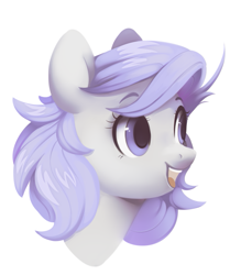 Size: 695x794 | Tagged: safe, artist:dammmnation, oc, oc only, earth pony, pony, bust, earth pony oc, female, mare, simple background, smiling, solo, white background