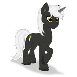 Size: 2000x2000 | Tagged: safe, artist:kitana762, oc, oc only, oc:psalm, pony, unicorn, fallout equestria, fallout equestria: project horizons, fanfic art, female, high res, mare, newbie artist training grounds, simple background, solo, vector