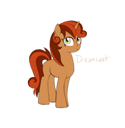 Size: 1166x1202 | Tagged: safe, artist:alicemaple, edit, oc, oc only, oc:dreamcast, pony, unicorn, cropped, female, mare, offspring, parent:button mash, parent:sweetie belle, parents:sweetiemash, simple background, solo, transparent background