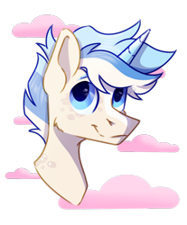 Size: 940x1136 | Tagged: safe, artist:lambydwight, oc, oc only, oc:orion, pony, unicorn, bust, portrait, simple background, solo, transparent background