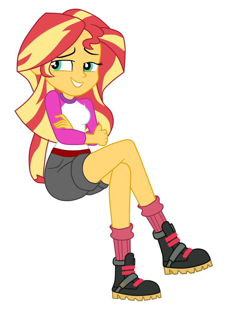 #2911104 - safe, artist:gmaplay, sunset shimmer, human, equestria girls ...