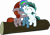 Size: 3759x2656 | Tagged: safe, artist:frownfactory, edit, editor:fauli1221, editor:funny jo, vector edit, oc, oc only, oc:azure star (fauli1221), oc:funny jo, oc:light jet, earth pony, pegasus, pony, unicorn, g4, sleepless in ponyville, .svg available, eyes closed, female, filly, floppy ears, foal, high res, horn, hug, log, recolor, scared, simple background, svg, transparent background, trio, vector, wings