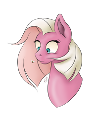 Size: 3096x4128 | Tagged: safe, artist:lennystendhal13, fuchsia frost, bee, insect, pony, g4, bust, friendship student, high res, portrait, simple background, solo, transparent background