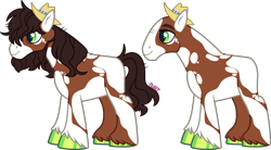 Size: 2791x1540 | Tagged: safe, artist:kurosawakuro, trouble shoes, earth pony, pony, g4, alternate design, bald, base used, simple background, solo, transparent background, unshorn fetlocks