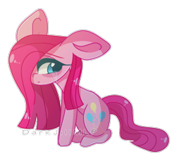 Size: 1996x1752 | Tagged: safe, artist:darkjillmlp123, pinkie pie, earth pony, pony, g4, chibi, pinkamena diane pie, simple background, solo, transparent background