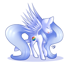 Size: 1185x1058 | Tagged: safe, artist:prettyshinegp, oc, oc only, pegasus, pony, female, mare, one eye closed, pegasus oc, signature, simple background, solo, transparent background, wink
