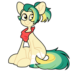 Size: 1600x1600 | Tagged: safe, artist:moonert, oc, oc only, earth pony, pony, ear fluff, earth pony oc, male, neckerchief, simple background, smiling, solo, stallion, transparent background