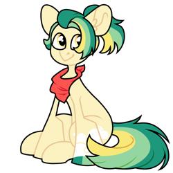 Size: 1600x1600 | Tagged: safe, artist:dilfistic, oc, oc only, earth pony, pony, ear fluff, earth pony oc, male, neckerchief, simple background, smiling, solo, stallion, transparent background