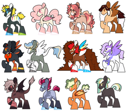 Size: 1280x1141 | Tagged: safe, artist:dilfistic, oc, oc only, bat pony, earth pony, pegasus, pony, base used, bat pony oc, bat wings, earth pony oc, hoof polish, male, pegasus oc, raised hoof, simple background, solo, stallion, transparent background, wings