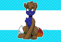 Size: 2360x1640 | Tagged: safe, artist:lrusu, oc, oc only, oc:rubik, earth pony, pony, solo