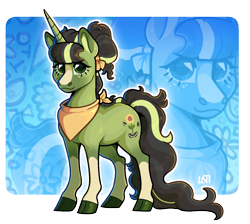 Size: 941x845 | Tagged: safe, artist:lastnight-light, oc, oc only, oc:sunflower seed, pony, unicorn, female, mare, solo, zoom layer