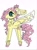 Size: 1537x2051 | Tagged: safe, artist:enperry88, fluttershy, pegasus, pony, g4, autodesk sketchbook, chest fluff, cutie mark redesign, design, ear fluff, female, fluffy, fluttershy eyes, hoof fluff, jewelry, leg fluff, mare, necklace, older, older fluttershy, rainbow butterfly, redesign, simple background, solo, sparkle, spread wings, unshorn fetlocks, white background, wing fluff, wings