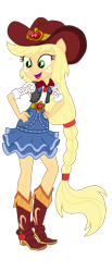 Size: 1759x4271 | Tagged: safe, artist:gmaplay, applejack, human, equestria girls, equestria girls specials, g4, my little pony equestria girls: dance magic, dancing, simple background, solo, transparent background