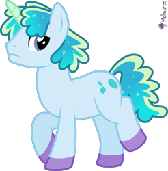 Size: 4000x4068 | Tagged: safe, artist:melisareb, part of a set, oc, oc:toki (kleptocorns), pony, unicorn, .svg available, absurd resolution, crossover, gradient mane, gradient tail, kleptocorns, male, simple background, solo, stallion, tail, transparent background, vector