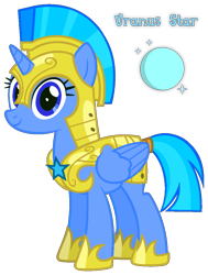 Size: 799x1057 | Tagged: safe, artist:longplex, artist:uranus98, oc, oc only, oc:uranus star, alicorn, pony, alicorn oc, armor, horn, royal guard, simple background, solo, transparent background, wings