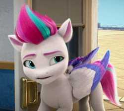 Size: 1060x950 | Tagged: safe, screencap, zipp storm, pegasus, pony, g5, my little pony: make your mark, my little pony: make your mark chapter 1, spoiler:my little pony: make your mark, cropped, female, mare, solo
