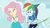 Size: 960x540 | Tagged: safe, edit, edited screencap, editor:thedarkpony, screencap, fluttershy, rainbow dash, human, equestria girls, equestria girls specials, g4, my little pony equestria girls: better together, my little pony equestria girls: rollercoaster of friendship, clothes, cute, dashabetes, dress, fart, fart edit, fart noise, female, hoodie, onomatopoeia, pants, shirt, shyabetes, sibling love, sisterly love, sound effects, t-shirt