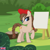 Size: 3440x3438 | Tagged: safe, artist:boneswolbach, artist:mint-light, artist:r4hucksake, oc, oc only, oc:palette ensoleillé, earth pony, pony, base used, beret, eyeshadow, female, hat, high res, makeup, mare, solo