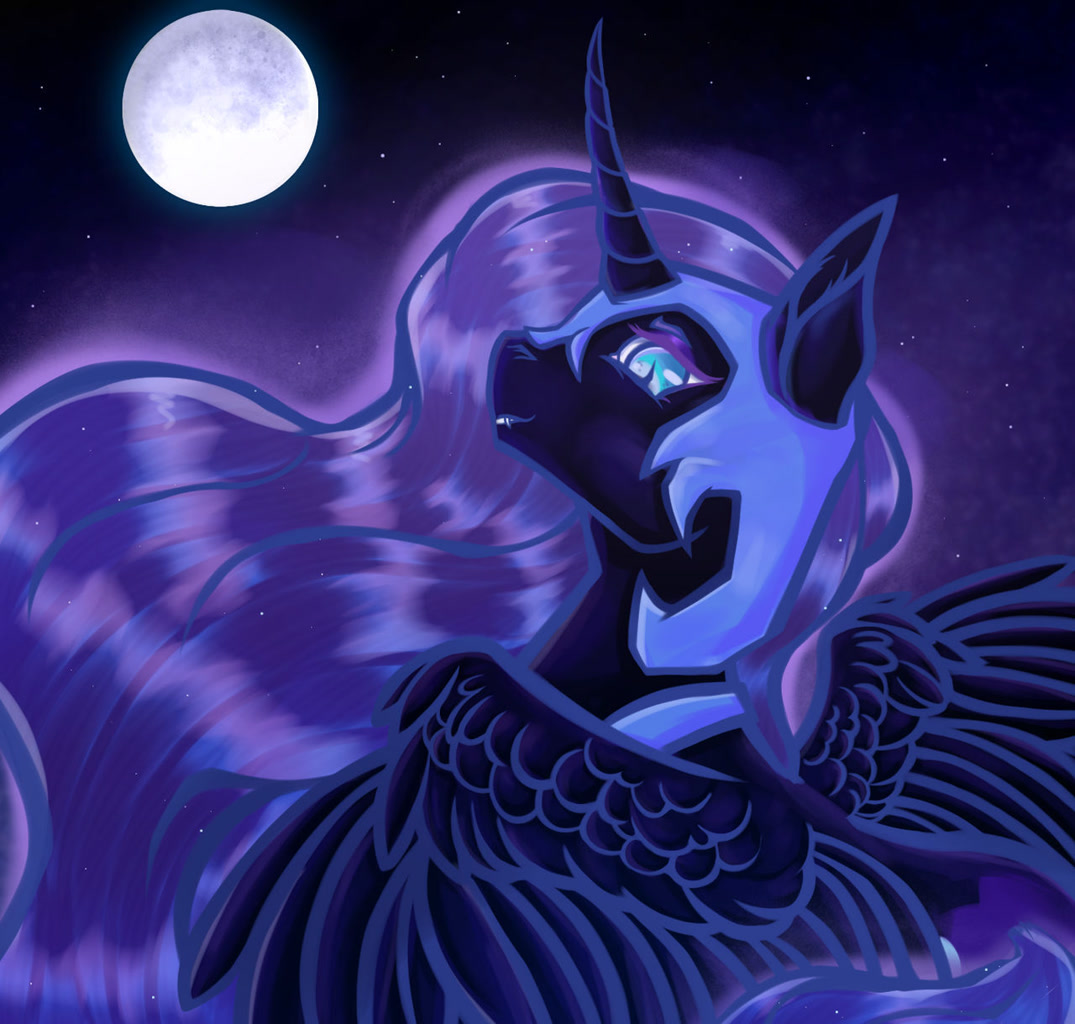 Автора луны. Nightmare Moon Art. Фальшивая Луна арты от автора. Хейдес 1 Афродита арт.