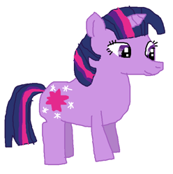 Size: 644x648 | Tagged: safe, artist:tritonvikings9066, twilight sparkle, pony, unicorn, g4, 1000 hours in ms paint, female, mare, simple background, solo, unicorn twilight, white background