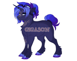 Size: 2900x2300 | Tagged: safe, artist:gigason, oc, oc only, oc:penny drop, pony, unicorn, female, high res, magical gay spawn, mare, obtrusive watermark, offspring, parent:doctor whooves, parent:hoo'far, simple background, solo, transparent background, watermark