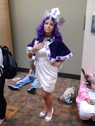 Size: 1920x2560 | Tagged: safe, artist:brinycosplay, artist:mieucosplay, princess platinum, rarity, human, bronycon, bronycon 2014, g4, clothes, converse, cosplay, costume, irl, irl human, photo, shoes