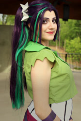 Size: 1999x2999 | Tagged: safe, artist:sarahndipity cosplay, aria blaze, human, equestria girls, g4, clothes, cosplay, costume, irl, irl human, photo, solo