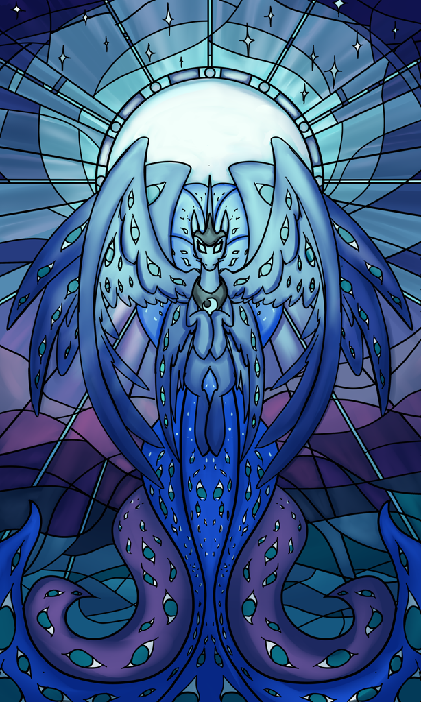  2914800 Safe Artist rocket lawnchair Princess Luna Alicorn Angel 