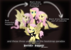 Size: 10757x7655 | Tagged: safe, artist:littleshyfim, artist:php178, fluttershy, bat pony, bat pony pegasus, hybrid, pegasus, pony, cinemare sins, a bird in the hoof, bats!, g4, my little pony: the movie, scare master, absurd resolution, alternate cutie mark, alternate design, alternate hairstyle, alternate universe, arrow, badass, bat ears, bat ponified, bat wings, bomber jacket, boots, bootstrap paradox, bracelet, chest fluff, choker, claws, clothes, collar, cosplay, costume, cute, cute little fangs, cyan eyes, dark background, determined, determined face, determined look, determined smile, dress, fake ears, fake wings, fangs, female, floppy ears, flutterbat, flutterbat costume, flutterpunk, fusion, gradient background, grin, heterochromia, high quality, inkscape, inverted mouth, jacket, jewelry, leather, leather boots, leather jacket, looking at you, mare, messy hair, messy mane, messy tail, mohawk, movie accurate, multeity, necklace, one wing out, punk, quote, race swap, red eye, red eyes, rocker, self paradox, self ponidox, shadow, shoes, short hair, short mane, short tail, shyabates, shyabetes, simple background, smiling, smiling at you, smirk, socks, spider web, spiked choker, spiked collar, spiked wristband, spread wings, style emulation, tail, teal eyes, text, thank you, translucent, translucent belly, translucent mane, transparent, transparent belly, transparent flesh, transparent wings, vector, vest, wall of tags, wing claws, wings, wings down, wristband