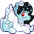 Size: 50x50 | Tagged: safe, artist:tookiut, oc, oc only, pegasus, pony, animated, gif, pegasus oc, pixel art, simple background, solo, transparent background