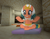 Size: 1114x867 | Tagged: safe, artist:jhayarr23, artist:ramprover, edit, somnambula, pegasus, pony, a rockhoof and a hard place, g4, clothes, cute, egyptian, egyptian headdress, egyptian pony, female, happy, lotus position, mare, minecraft, smiling, solo, somnambetes, video game, video game crossover