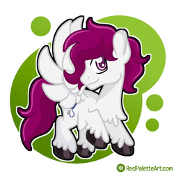 Size: 894x894 | Tagged: safe, artist:redpalette, oc, oc:dr.heart, pegasus, pony, abstract background, cute, male, pegasus oc, spread wings, stallion, unshorn fetlocks, wings