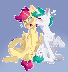 Size: 1944x2048 | Tagged: safe, artist:chibadeer, oc, oc only, pegasus, pony, unicorn, butt, plot