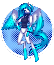 Size: 2000x2400 | Tagged: safe, artist:digitaldrawingmachine, oc, oc only, pegasus, pony, anthro, unguligrade anthro, arm hooves, clothes, high res, punk, simple background, solo, transparent background
