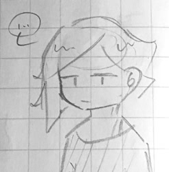 Size: 1022x1039 | Tagged: safe, artist:metaruscarlet, limestone pie, human, g4, clothes, graph paper, humanized, sketch, solo, traditional art