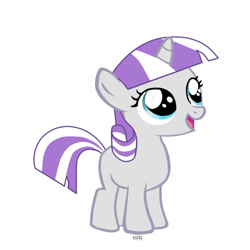 Size: 800x800 | Tagged: safe, artist:haylincita, twilight velvet, pony, unicorn, g4, 2012, cute, female, filly, filly twilight velvet, foal, horn, show accurate, simple background, vector, white background