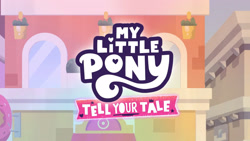 Size: 3410x1920 | Tagged: safe, screencap, g5, my little pony: tell your tale, one trick pony (episode), spoiler:g5, spoiler:my little pony: tell your tale, spoiler:tyts01e20, high res, my little pony logo, no pony, sky