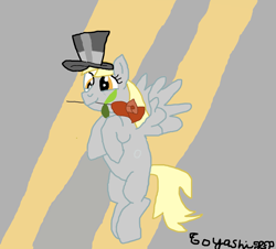 Size: 4579x4136 | Tagged: safe, artist:toyashixp, derpy hooves, pegasus, pony, g4, female, flower, hat, mare, rose