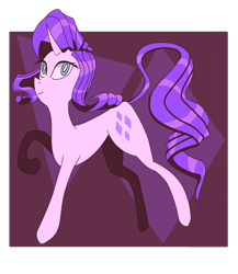 Size: 991x1144 | Tagged: safe, artist:thelastenforcement, rarity, pony, unicorn, g4, concave belly, female, mare, raised hoof, slender, thin