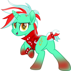 Size: 4142x4167 | Tagged: safe, artist:php178, lyra heartstrings, rarity, pony, unicorn, g4, it isn't the mane thing about you, my little pony: the movie, .svg available, alternate color palette, alternate hairstyle, belt buckle, bracelet, butt, christmas, christmas in july, clothes, determined smile, female, freckles, golden eyes, gradient hooves, heart, highlights, holiday, hoof heart, horn, jacket, jewelry, liver spots, looking at you, mare, mohawk, movie accurate, palette swap, plot, punk, raripunk, recolor, red, seasonal, shading, simple background, smiling, smiling at you, special, striped mane, striped tail, svg, tail, transparent background, vector