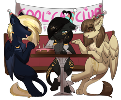 Size: 2626x2174 | Tagged: oc name needed, source needed, safe, artist:beardie, oc, oc only, oc:alhemp, sphinx, birthday, birthday cake, cake, female, food, hat, high res, party hat, paws, simple background, sitting, sphinx oc, transparent background