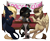 Size: 2626x2174 | Tagged: oc name needed, safe, artist:beardie, oc, oc only, oc:alhemp, sphinx, birthday, birthday cake, cake, female, food, hat, high res, party hat, paws, simple background, sitting, sphinx oc, transparent background